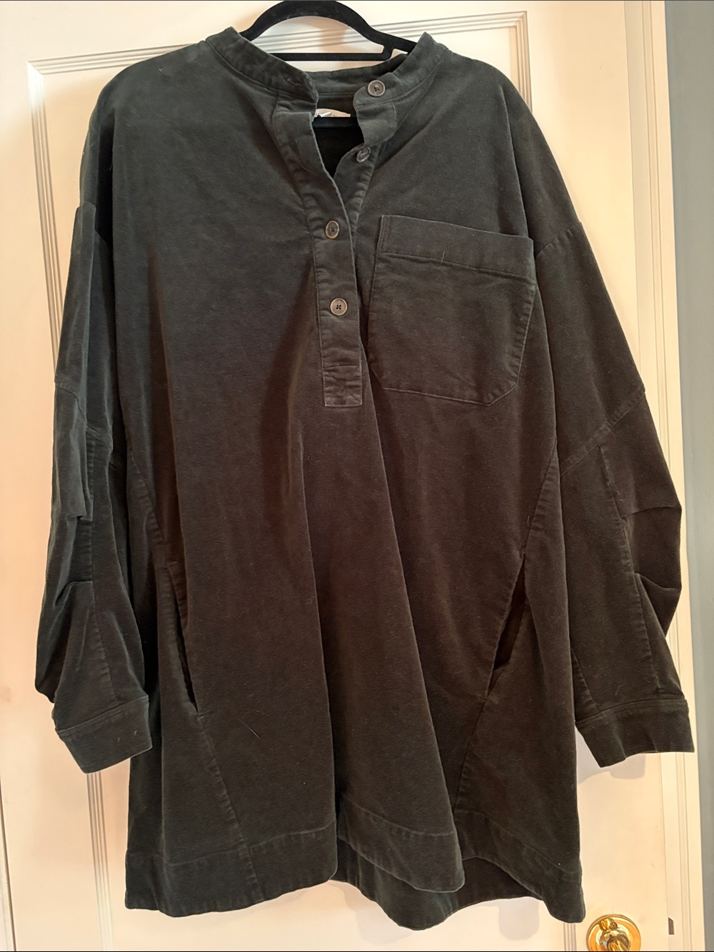 Banana Republic Corduroy Shift Dress in Green
